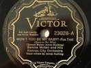 BENNIE MOTEN'S KANSAS CITY ORCH. VICTOR Won't You Be My Baby CLEAN COPY
