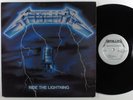 METALLICA Ride The Lightning IMPORTANT LP VG+ 1st pressing  