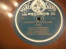 TURKISH 78 RPM RECORD-  MARGOSIAN  / BROWN SHELLAC