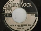 Bobby Poe - Rock & Roll Boogie / Rock & Roll Record Girl / 1112 / 45