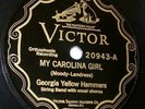 Scroll Victor 20943 Georgia Yellow Hammers-great 1927 country