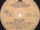 BRYAN FERRY Boys and Girls PROMO LP Roxy Music from PERU