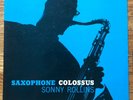 Sonny Rollins - Saxophone Colossus LP Prestige 7079 NYC DG Flat VG++