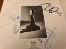 Signed Led Zeppelin Inner Sleeve / Vinyl Lp of Presence.With Rare Green Vinyl  