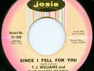 T.J. WILLIAMS on Josie —BABY, I NEED YOU— northern soul 45 | ORIG | LISTEN