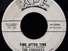 THE CONSORTS-Time After Time+Please Be Mine-Doo Wop & Soul Promo 45-APT #25066