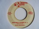 DAVE ROBINSON Everyone Is Crying MERRITONE MUSIC Hard Roots Killer Reggae 7