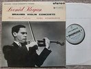 SAX 2307 UK B/S ED1 - LEONID KOGAN - BRAHMS - VIOLIN CONCERTO - KONDRASHIN