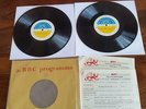 BBC Transcription discs 2 x 10