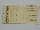 ELVIS PRESLEY-  GENUINE SEVENTIES CONCERT TICKET