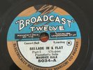 78 RPM MAURICE COLE - Ballade in flat - BROADCAST Twelve 5034