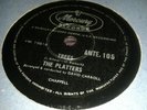 THE PLATTERS : TREES  / IMMORTAL LOVE.  India 78.rpm (1961)