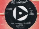 VERY RARE-BUDDY HOLLY-ROCK AROUND WITH OLLIE VEE/MIDNIGHT SHIFT-UK BRUNSWICK