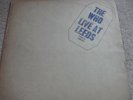 THE WHO-LIVE AT LEEDS LP VINYL-A1//B1 BLUE PRINT EARLY PRESS 9 inserts