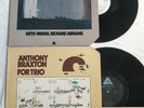 Anthony Braxton DUETS 1976 (white label promo) and FOR TRIO (insert) Arista