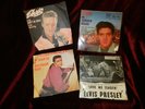 RCA ELVIS PRESLEY - 4 X 45 SINGLE / EP RECORDS - WITH PICTURE SLEEVES