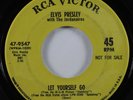 Funk Rock 45 ELVIS PRESLEY Let Yourself Go RCA VICTOR promo HEAR