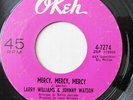 LARRY WILLIAMS & JOHNNY WATSON-A QUITERNEVER WINS /MERCY ON OKEH NORTHERN 45