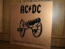 AC/DC FOR THOSE ABOUT TO ROCK LP Atlantic SD 11111 1981 1st PR Promo EX/VG+