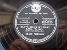 RARE IRISH CHRISTMAS ELVIS PRESLEY 78 SANTA BRING MY BABY BACK TO ME ERC-1025