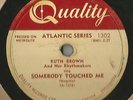 78 Rpm Record Ruth Brown Somebody Touched Me / Mambo Baby