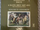 BACH 6 SUITES for Unaccompanied Cello MAURICE GENDRON Philips 6725 030  NM