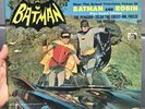 RARE  1966 Original BATMAN & ROBIN TV Soundtrack Album Record Comic Sign VTG