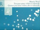 RARE Devy ERLIH violin on  RAVEL Trio and Quartet CHAMPEIL French CFD 32 NM