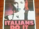 sexy Madonna Unused Italians Do it Better promo Poster like a virgin era 80s pic