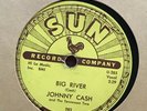 JOHNNY CASH 78 RPM: BIG RIVER/BALLAD OF A TEENAGE QUEEN - SUN 283