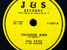 HAL PAGE & the WHALERS doo-wop 78 THUNDER BIRD / Sugar Babe  MINT Minus  RJ 575
