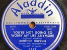 LIGHTNIN HOPKINS Daddy Will Be Home One Day 78 on Aladdin 3117 TX blues