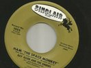 HALLOWEEN NOVELTY- RAY ALLEN - HAM THE SPACE MONKEY - HEAR -1961 SINCLAIR