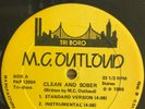 M.C. Outloud - Clean And Sober - Tri Boro Records 1989 Paul C. Random Rap