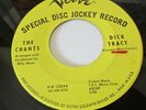 THE CHANTS-DICK TRACY /CHOO CHOO 45 RARE R&B SOUL MOD POPCORN ORIG VERVE LABEL