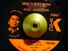 VICKI ANDERSON Answer to Mother Popcorn JAMES BROWN FUNK SOUL 45 VG++ HEAR
