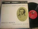 RCA LSC 1992 HEIFETZ BEETHOVEN VIOLIN CONCERTO Munch SD 11S 9S VG++ TO NM
