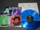 SONIC YOUTH LP EXPERIMENTAL JET SET TRASH AND NO STAR USA PRESS BLUE VINYL NM