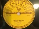 Rockabilly 78 Johnny Cash - I Walk The Line/Get Rhythm SUN 241