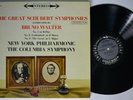 COLUMBIA M2S 618 6-eye BRUNO WALTER The Great Schubert Symphonies 2xLP VG++