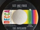 Psych Garage 45 The Outcasts Set Me Free on Decca HEAR