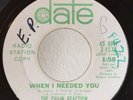 Garage Psych PROMO 45 The Chain Reaction When I Needed You on Date HEAR