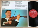 HENRYK SZERYNG violin MOZART GIBSON 1stPress Holland PHILIPS STEREO MINT
