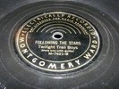 Montgomery Wards HILLBILLY 78 rpm Record TWILIGHT TRAIL BOYS Wanderers Wasteland