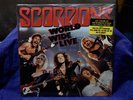 SCORPIONS VERY RARE SEALED 2LP WORLD WIDE LIVE 1985 USA 1stPRESS W/STICKER OOP