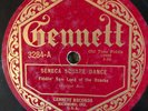 Gennett 3284 Fiddlin' Sam Long SENACA SQUARE DANCE  78rpm country 1926 EE+