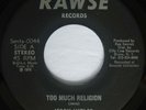 Rare Reggae JERRY HITLER Too Much Religion / Religious Dub Rawse Records
