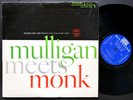 THELONIOUS MONK Meets GERRY MULLIGAN RIVERSIDE RLP 12-247 US 1957 DG MONO JAZZ