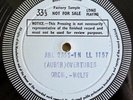 Auber: Overtures - Albert Wolff **2x Single Sided Decca Test Pressings**