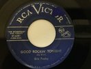 Mega rare Elvis Presley 45 on BLUE Canadian RCA 'Good Rockin' Tonight
